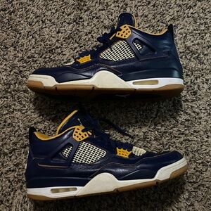 Air Jordan 4 Blue and Yellow